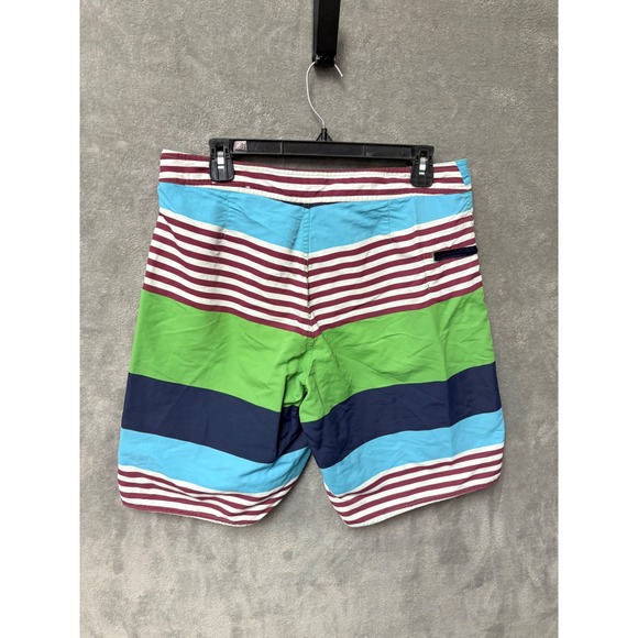 Patagonia Striped Board Shorts Men's Size 32 Swim Trunks Quick Dry Pockets - Picture 8 of 11